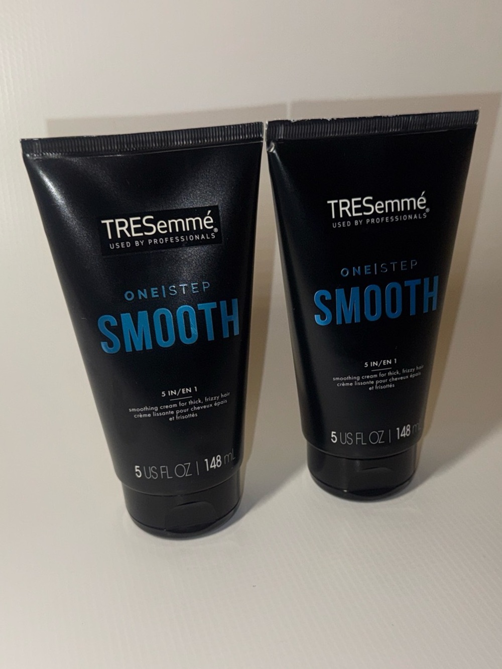 Lot of 2 BRAND NEW bottles of Tresemme One Step Smooth Smoothing cream NEW